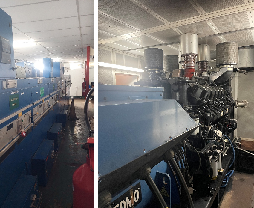AMJ UTUROA STI2D visite centrale electrique groupes diesel